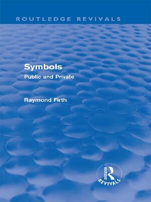 cover image of Symbols (Routledge Revivals)
